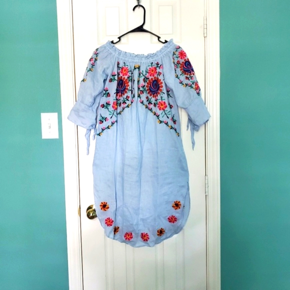 Zara Embroidered Dress (S)